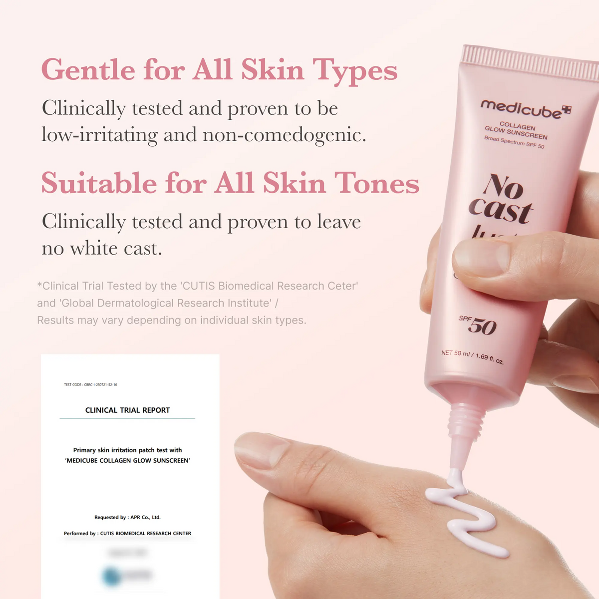 SPF50 Cica Soothing Facial Sunscreen