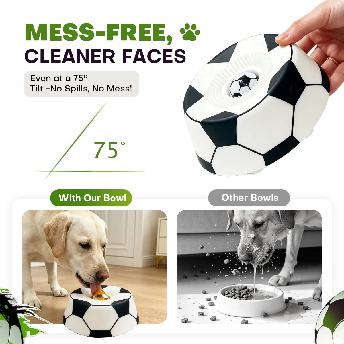 Large Suction Dog Treat Bowl