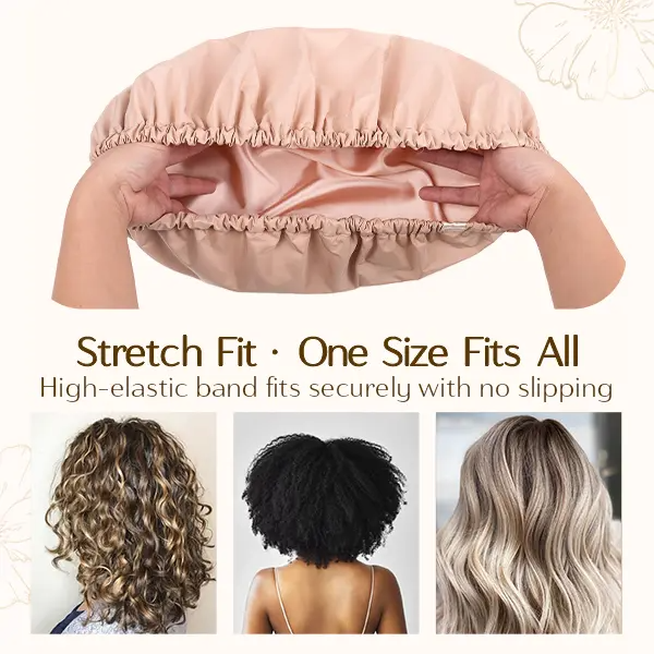 Satin Lined Shower Cap