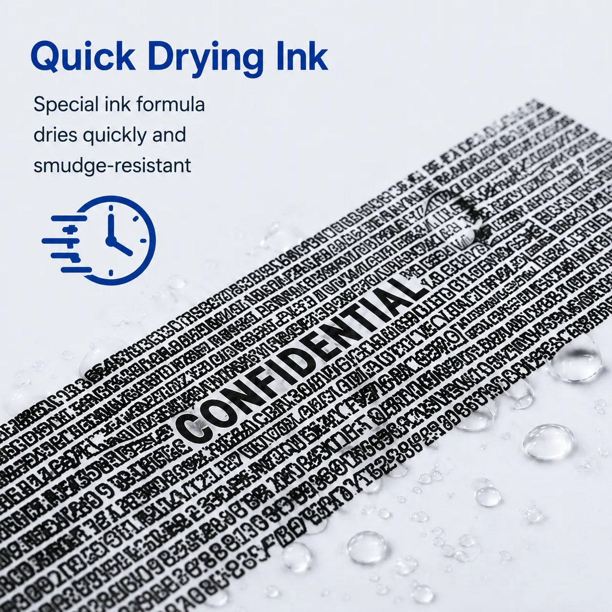 Self-Inking Privacy Data Mask Stamp