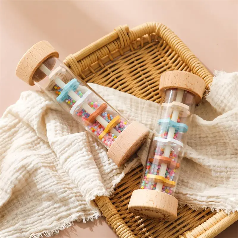 Wooden Baby Rainstick Sensory Toy