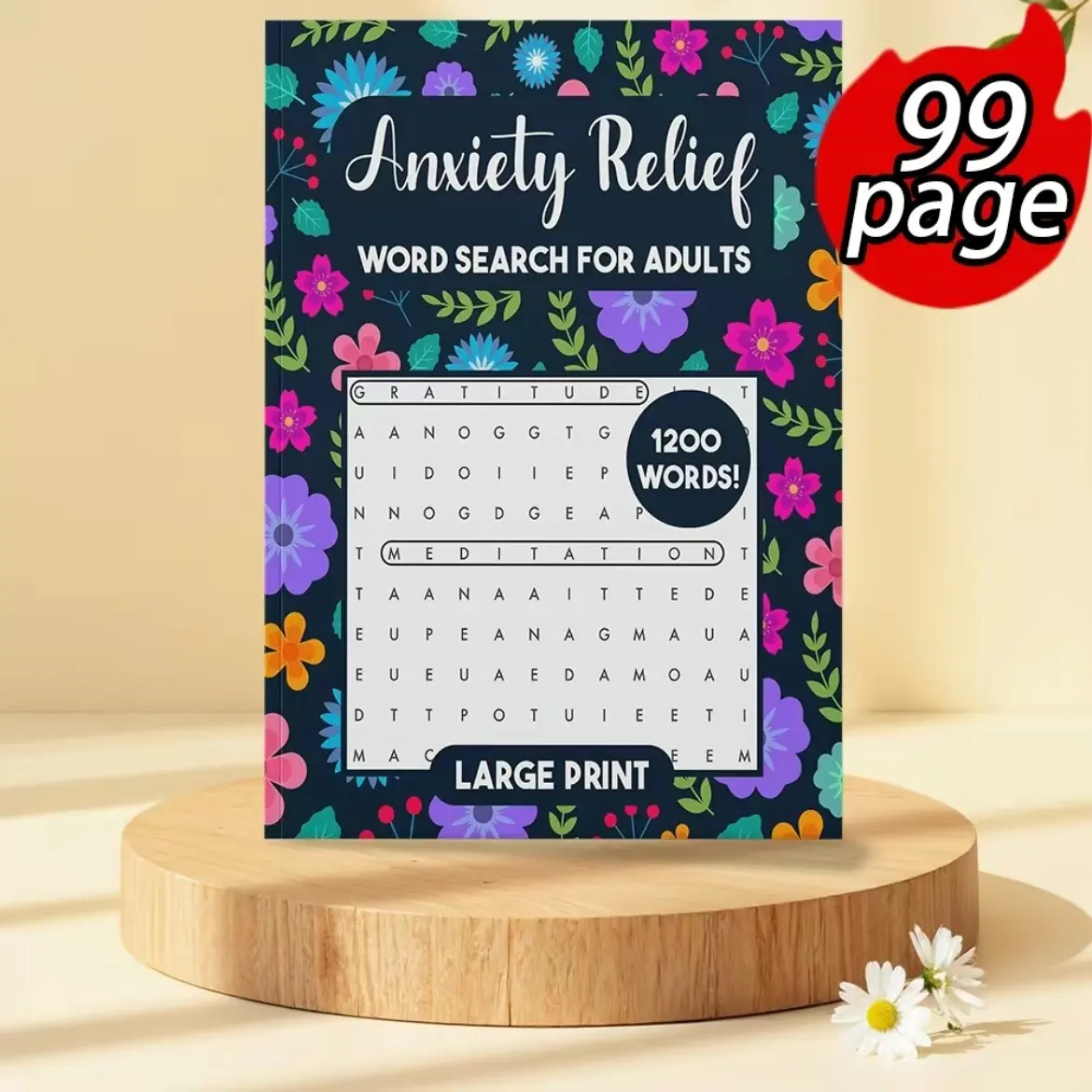 Anxiety Relief Word Search Puzzles