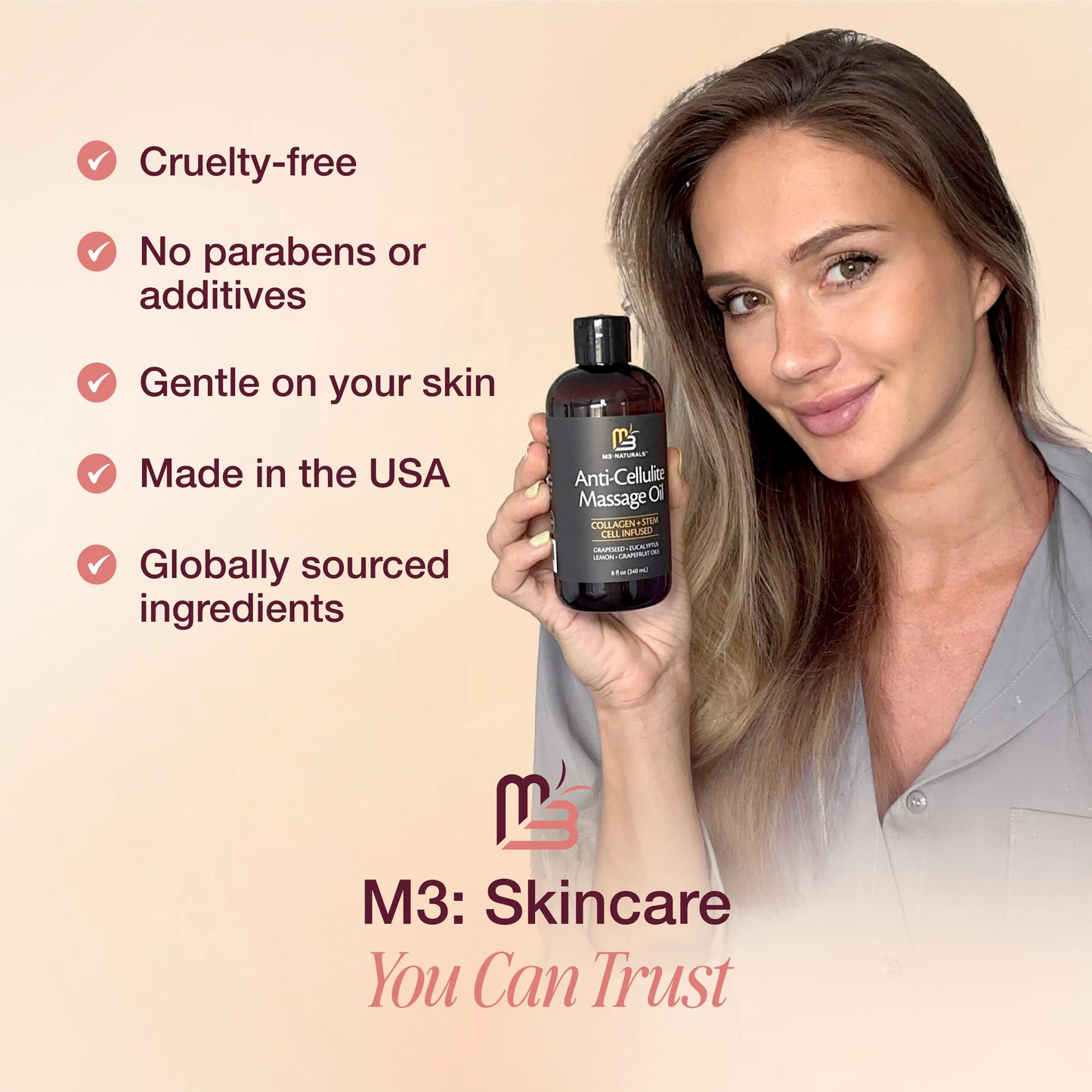 Firming Anti‑Cellulite Collagen Massage Oil