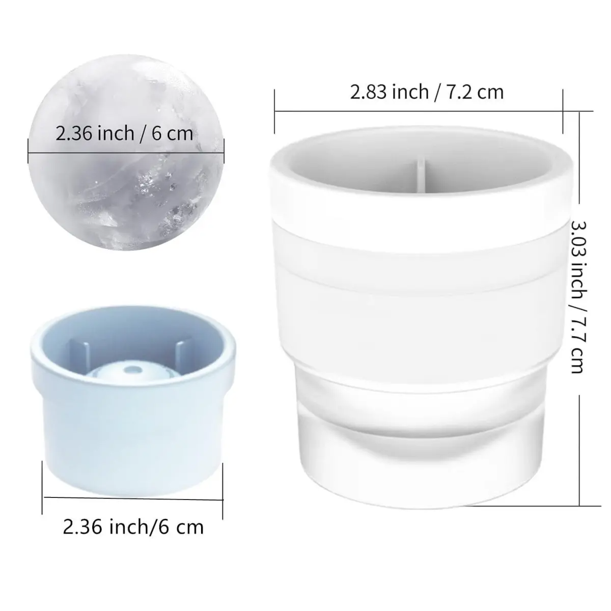 Whiskey Big Ice Ball Maker