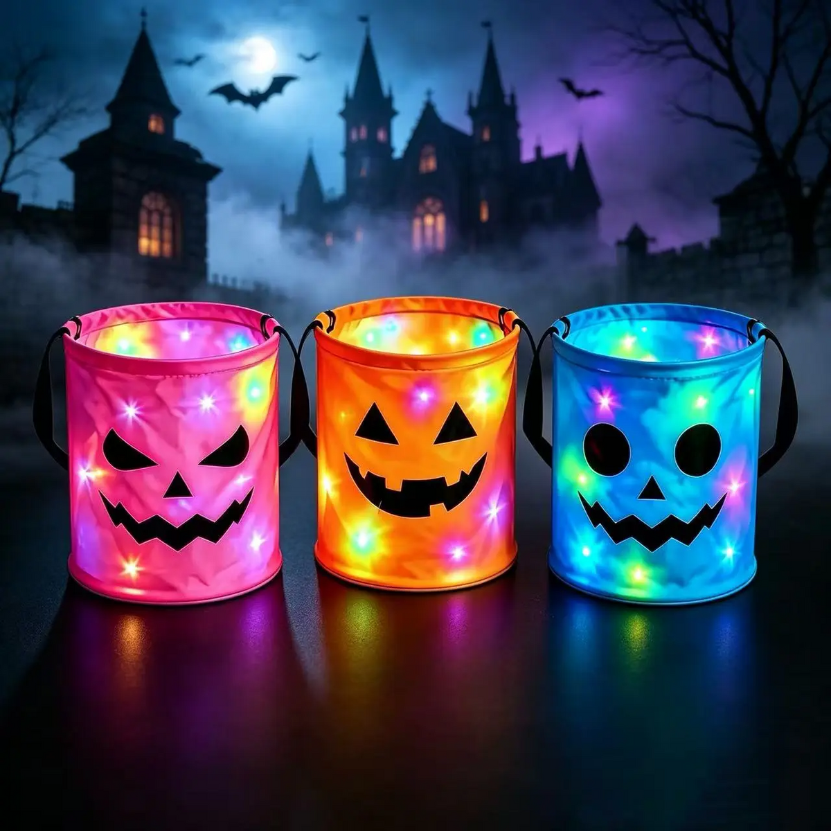 LED Pumpkin Trick Or Treat Kit