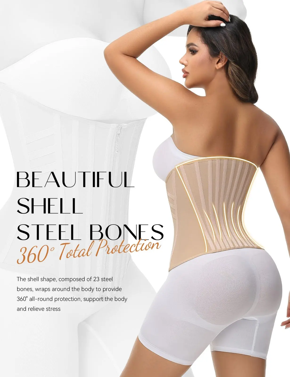 Women Sport Workout Waist Corset Shapewear
