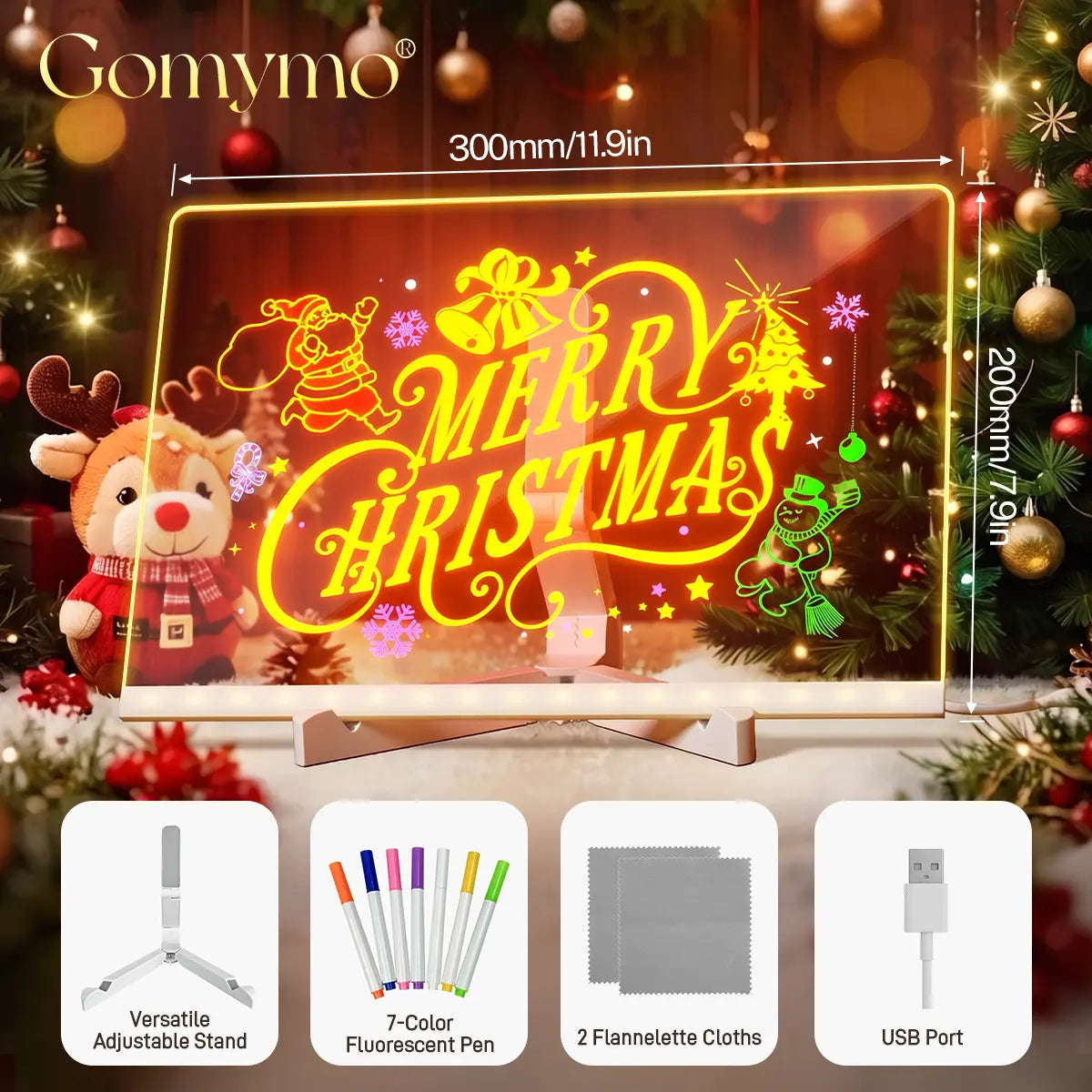 GOMYMO LED Kids Drawing Board
