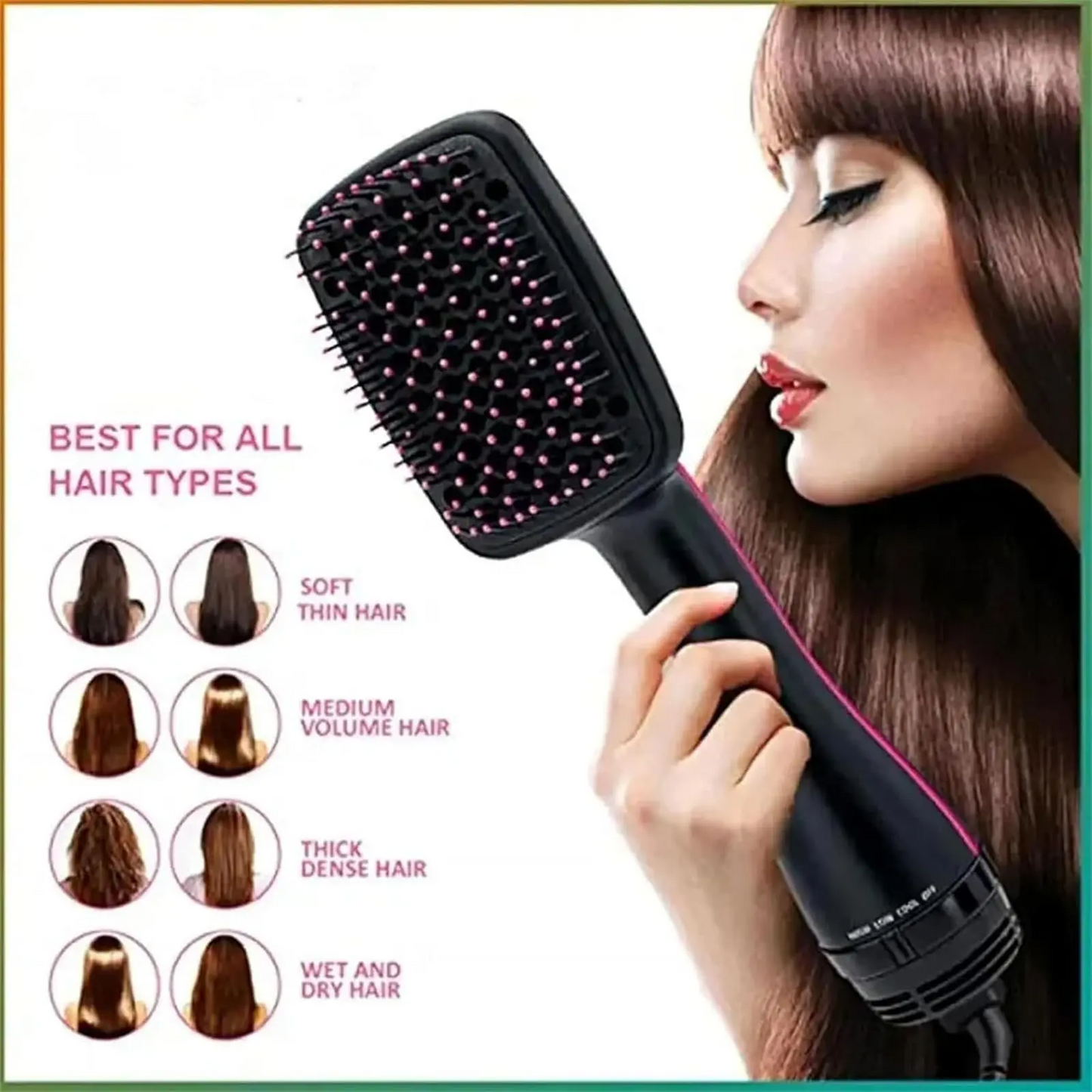 2-in-1 Hot Air Brush Comb