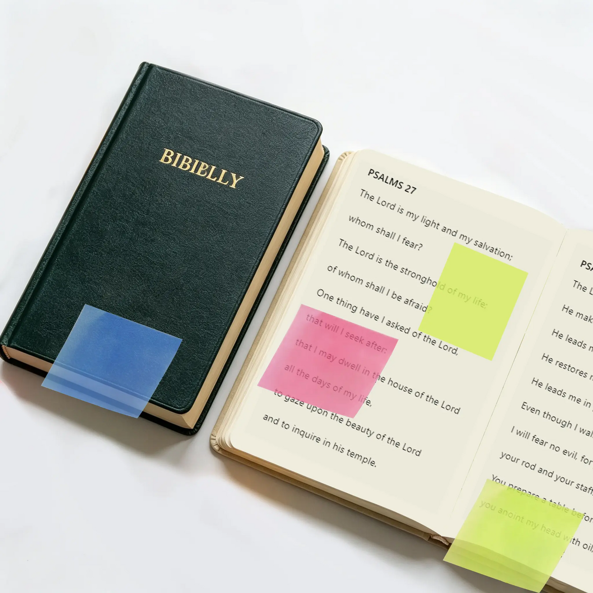 Transparent Glitter Pull‑Out Sticky Notes