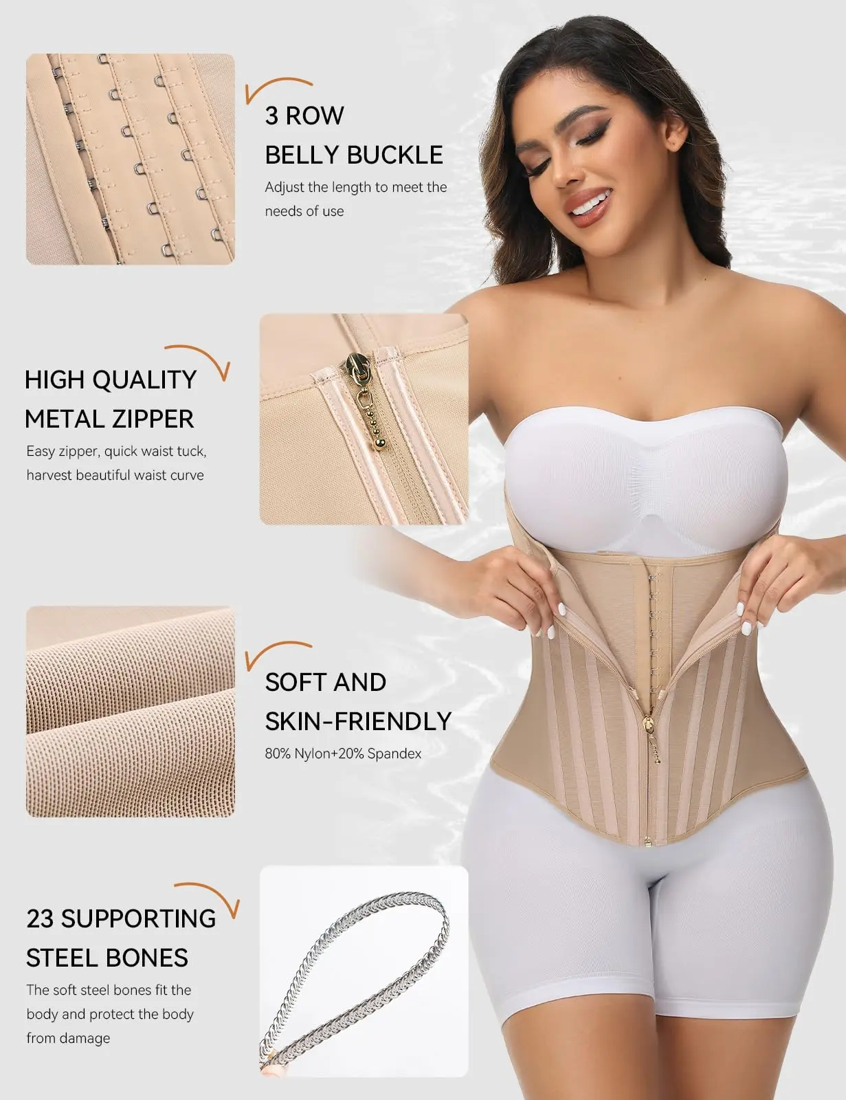 Women Sport Workout Waist Corset Shapewear