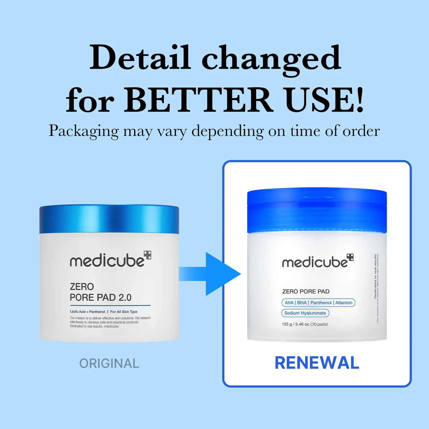 medicube AHA BHA Zero Pore Pads