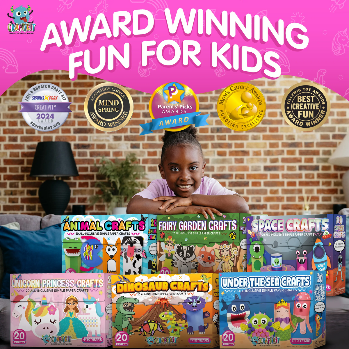 Craftikit 20 Kids Craft Activities