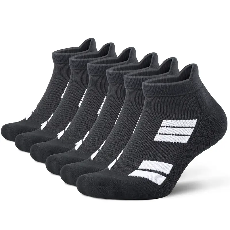 No Show Athletic Socks 6Pk