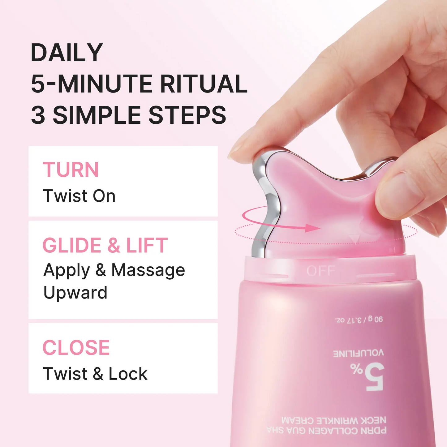 medicube PDRN Gua Sha Neck Cream