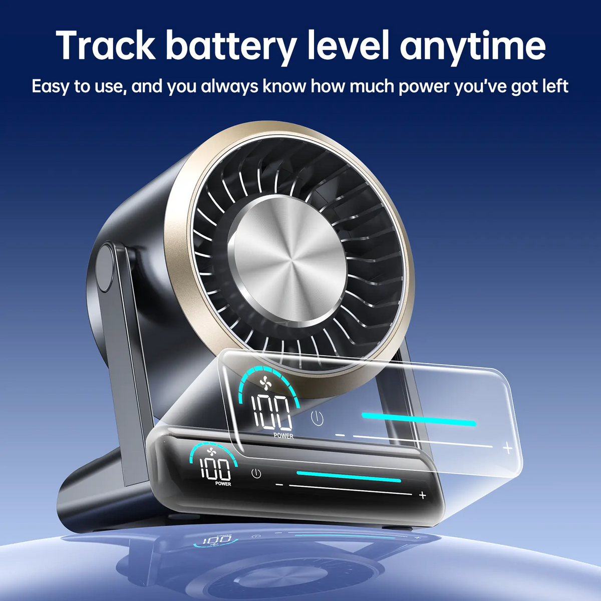 Portable Rechargeable Desk Fan