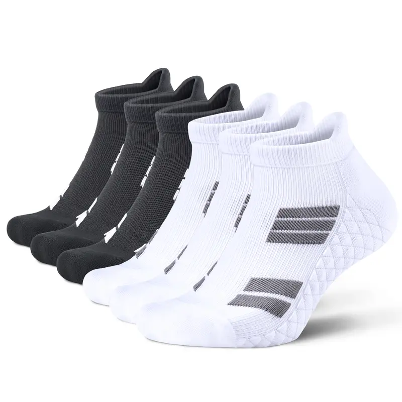 No Show Athletic Socks 6Pk