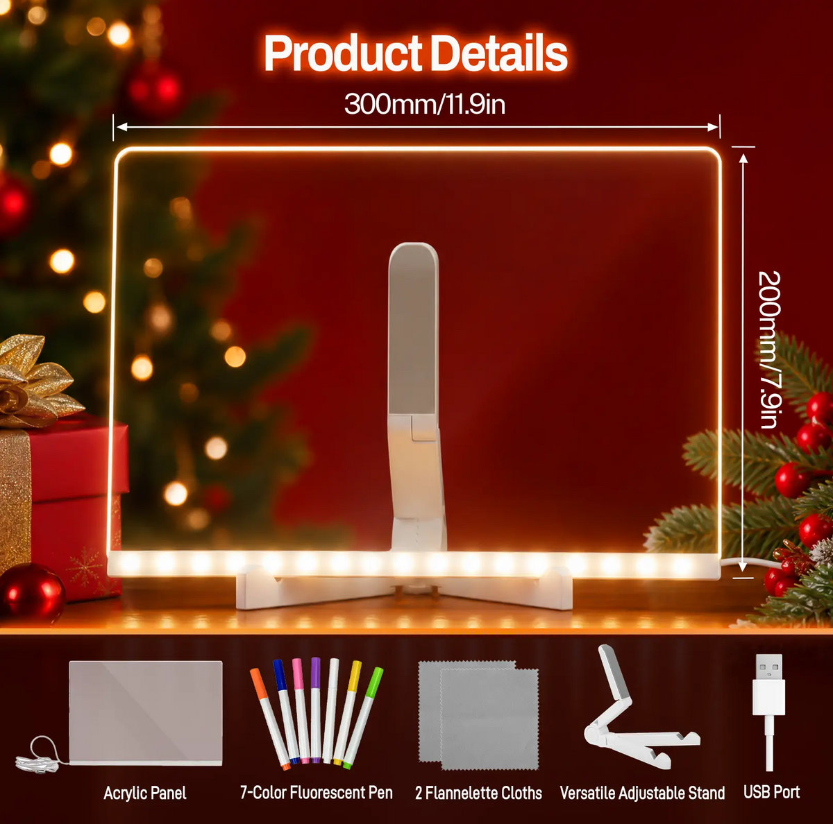 GOMYMO LED Kids Drawing Board