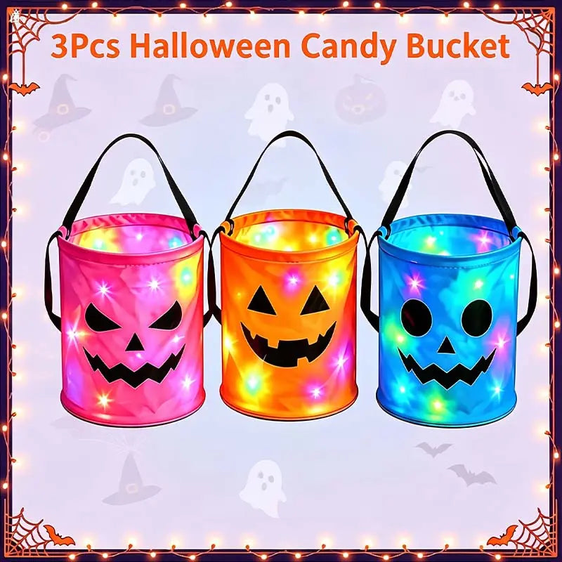 LED Pumpkin Trick Or Treat Kit