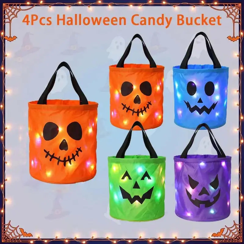 LED Pumpkin Trick Or Treat Kit
